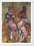 Zwei Frauen, figurativ (1964) Zwei Frauen, figurativ (1964)